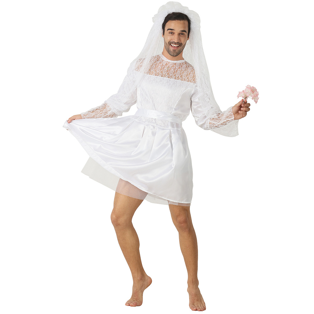 Women Formal Wear For Wedding - Big Man Bride Dress Festive Party