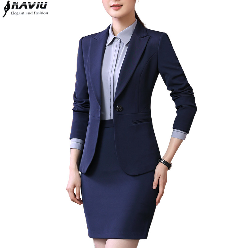 Women'S Elegant Formal Wear - Naviu Spring New Business Wear Women