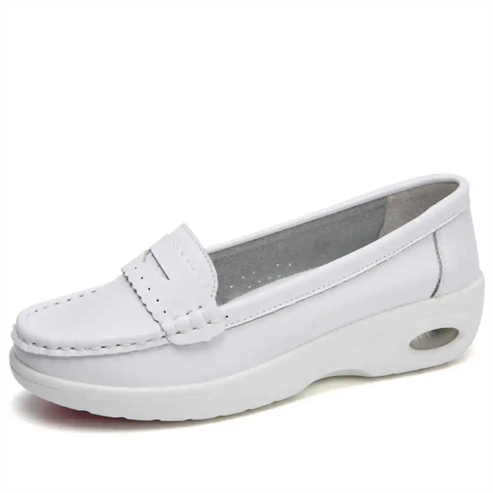 Thick Sole Slipon White Traine - Women'S Formal Wear Uk ulasan dan harga