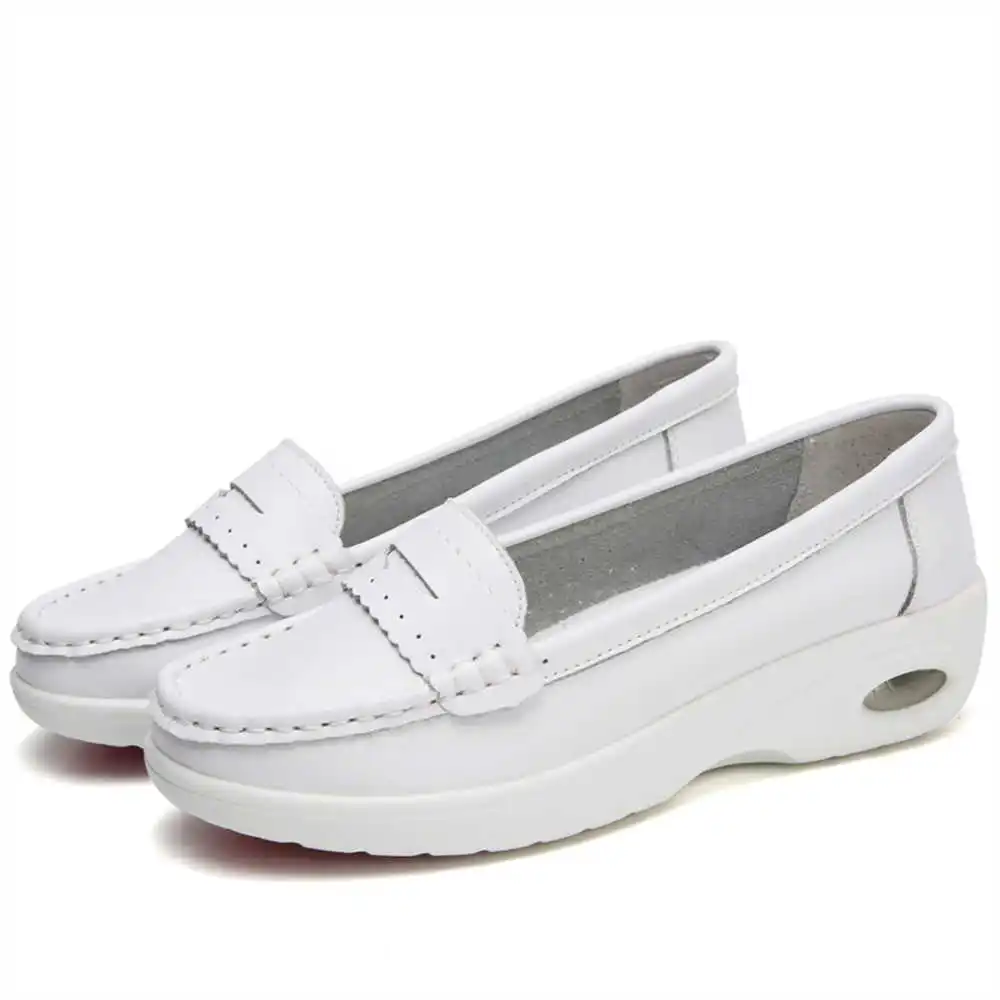 Thick Sole Slipon White Traine - Women'S Formal Wear Uk ulasan dan harga