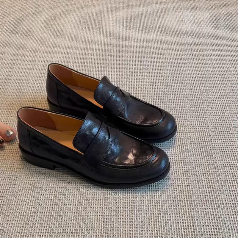 Womens Genuine Leather Loafers - Women Formal Wear Footwear ulasan dan harga