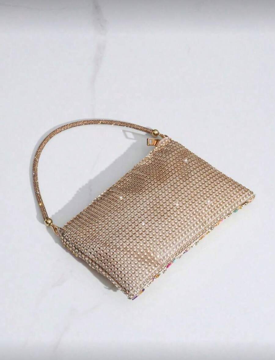 Elegant Rhinestone Clutch Hand - Women'S Elegant Formal Wear ulasan dan harga