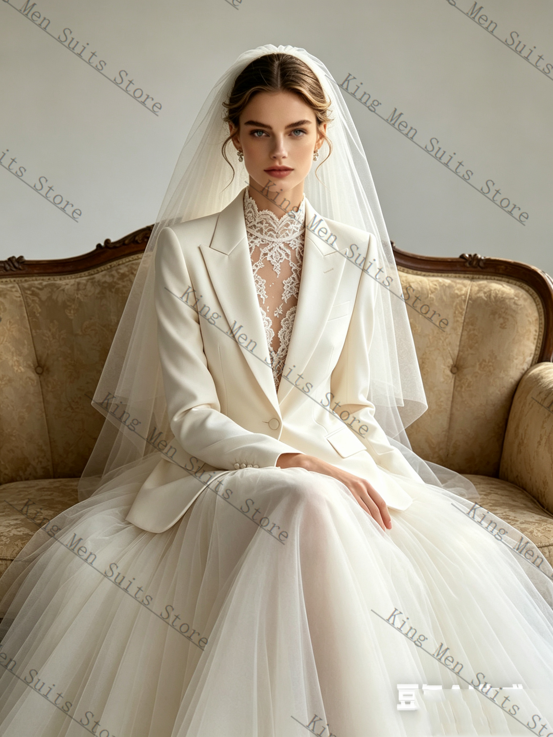White Spring Women Suit Skirt  - Women Formal Wear With Skirt ulasan dan harga