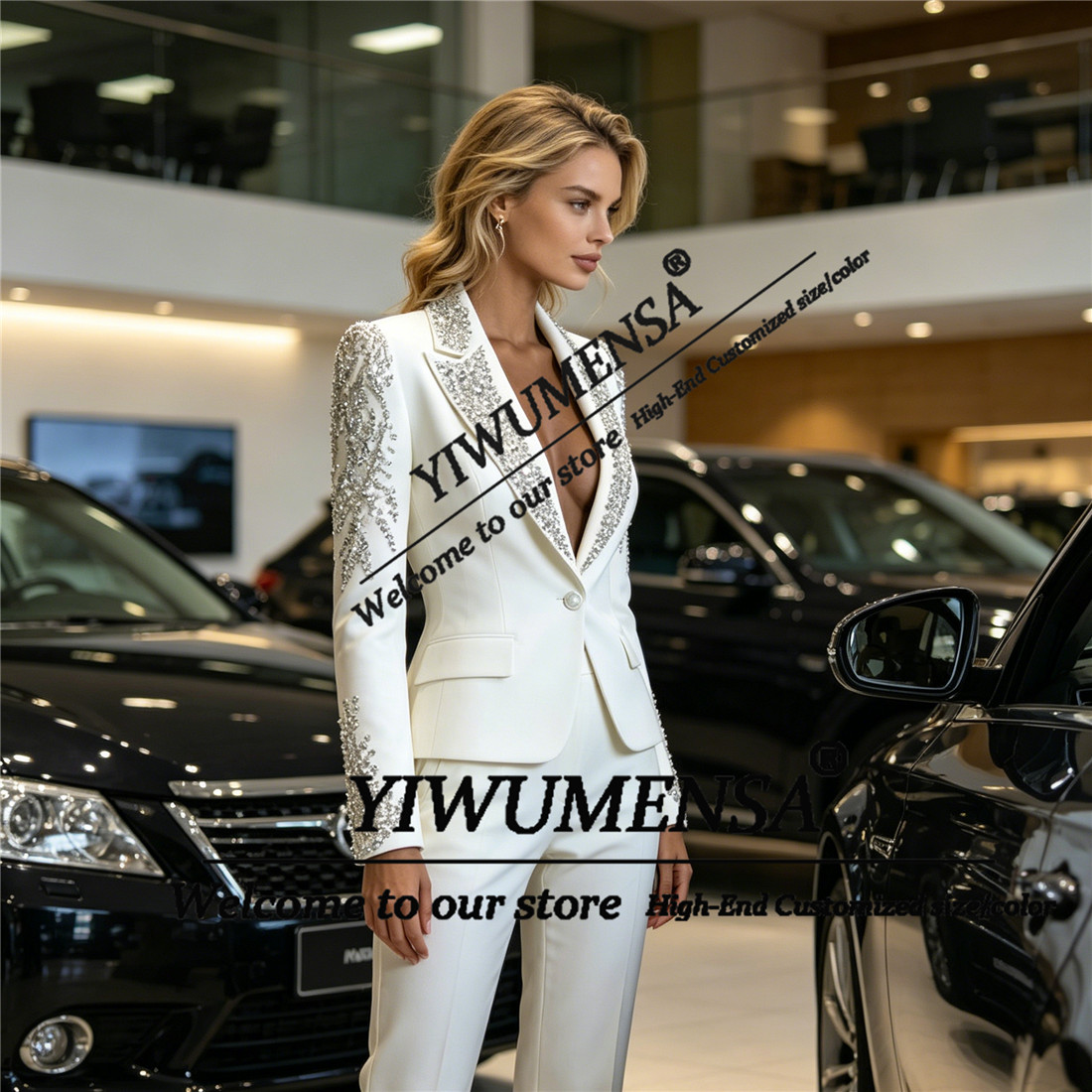Luxury Women Suits 2 Pieces Se - Formal Attire Woman ulasan dan harga