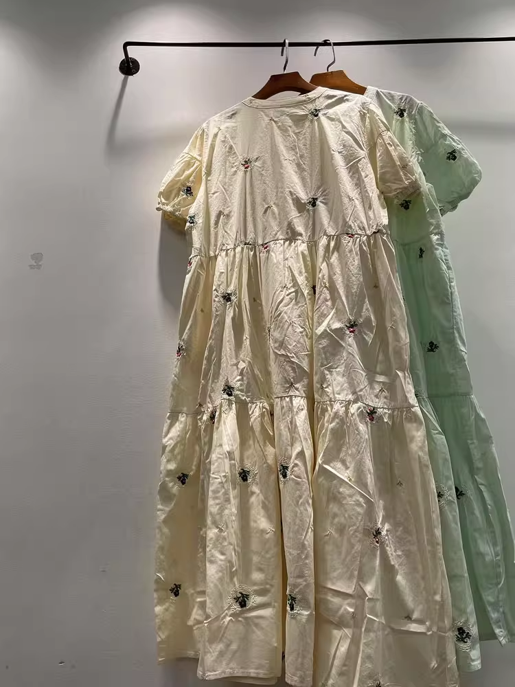 100% cotton women dress Japan  - Women'S Green Formal Wear ulasan dan harga