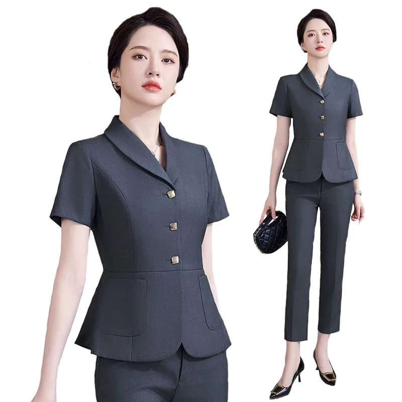 Pop 2024 Summer Formal OL Styl - Women Formal Wear Interview ulasan dan harga