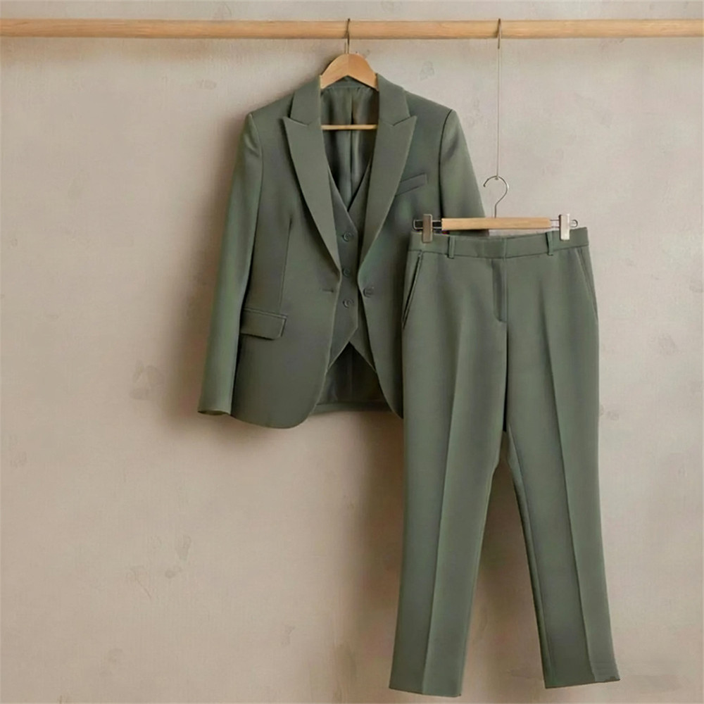 New Sage Green Women's Suit 3  - Women'S Green Formal Wear ulasan dan harga