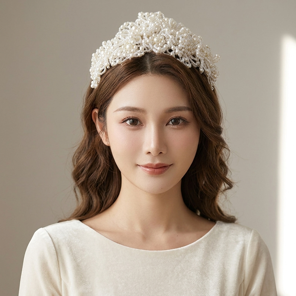 Pearl Crown Headpiece For Wedd - Women Formal Wear For Wedding ulasan dan harga