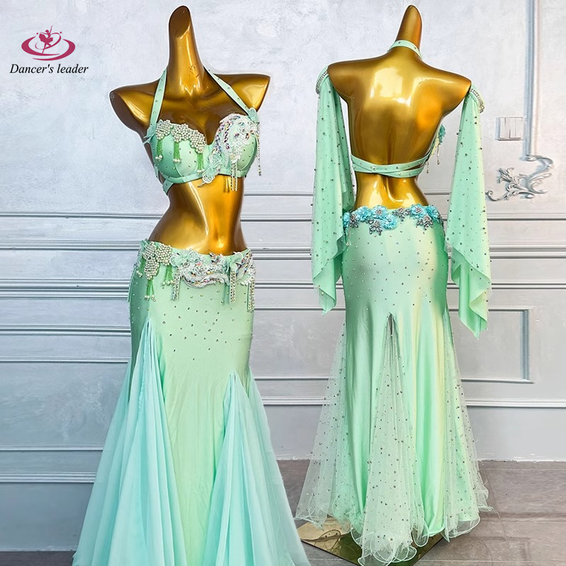 Belly Dance Adult Dress With R - Women'S Green Formal Wear ulasan dan harga