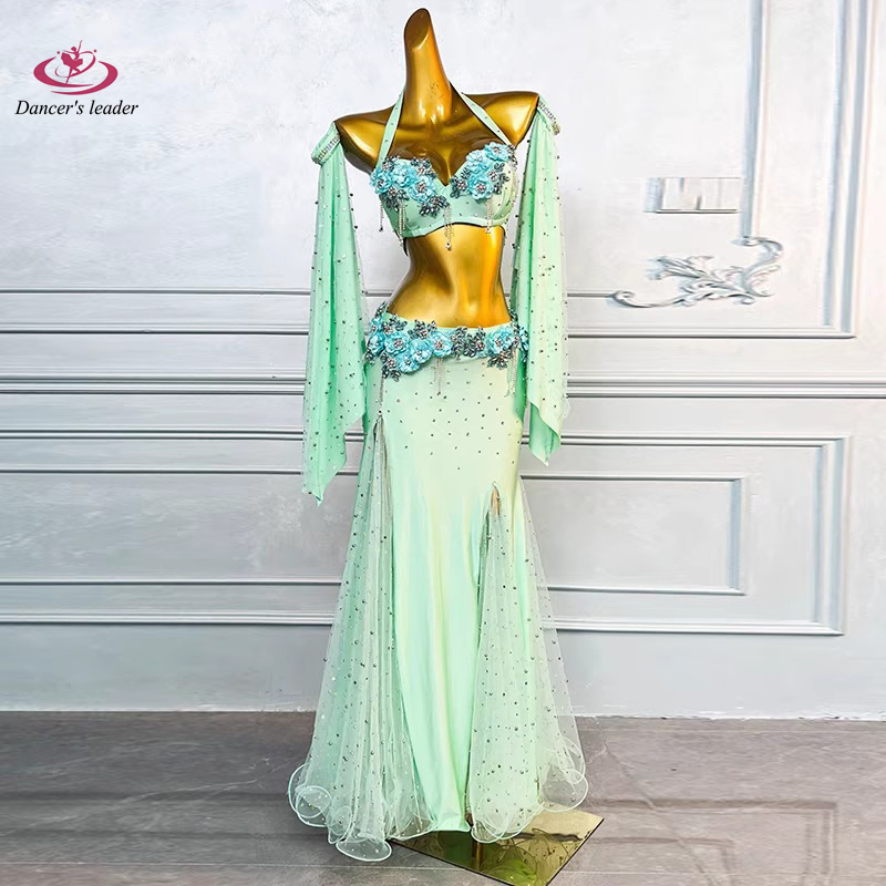 Belly Dance Adult Dress With R - Women'S Green Formal Wear ulasan dan harga