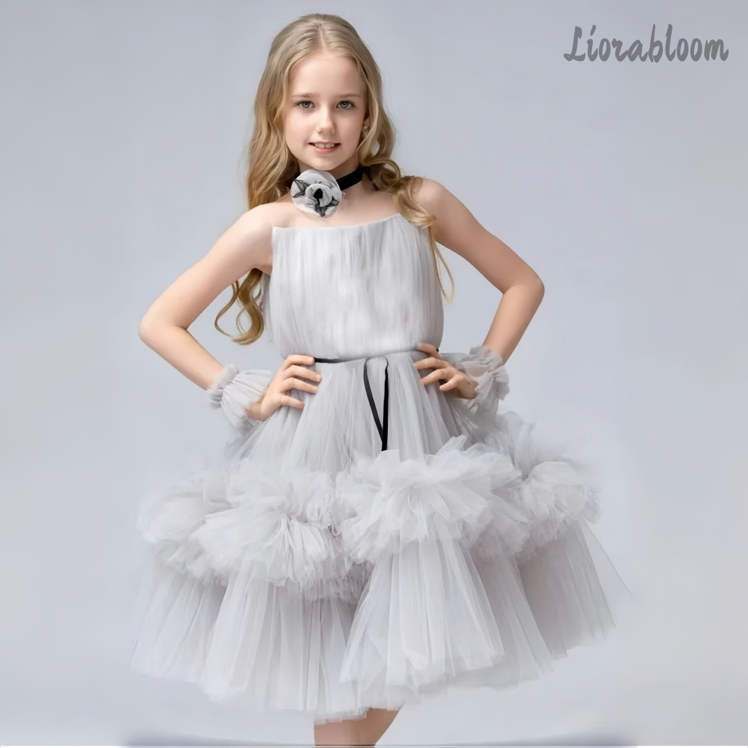 Girls' Exquisite Tulle Gown Cu - Formal Attire Woman ulasan dan harga