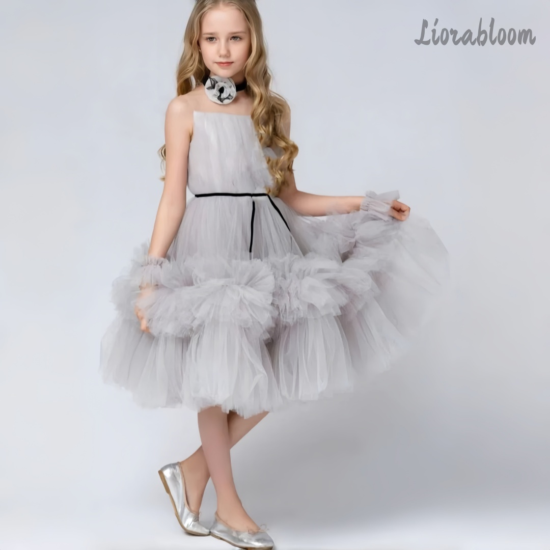 Girls' Exquisite Tulle Gown Cu - Formal Attire Woman ulasan dan harga