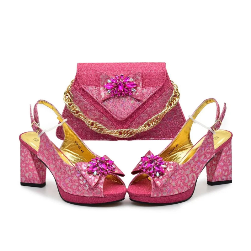 shoe and bag matching fabric w - Formal Women Daily Wear Shoes ulasan dan harga